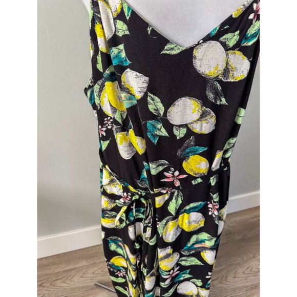 Xhilaration Black Lemon Strappy Midi Dress - NWT! - Picture 8 of 8